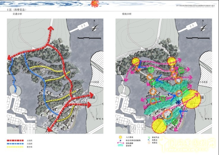 盛葉夏樹(shù) 世園會(huì) 景觀規(guī)劃 交通視線