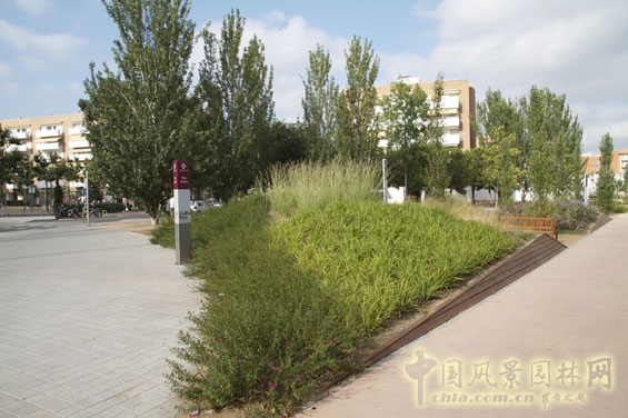 西班牙雷烏斯甘地公園實景展示 公園綠地 世界園林 中國風景園林網
