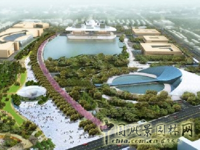 中國風景園林網 戴水道 水景觀