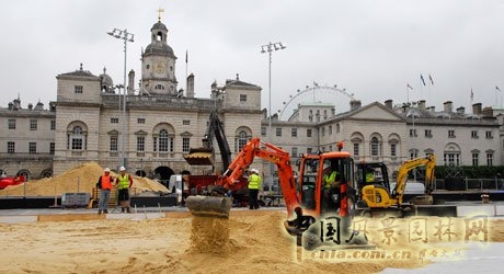 英國皇家騎兵衛(wèi)隊閱兵場 中國風(fēng)景園林網(wǎng)