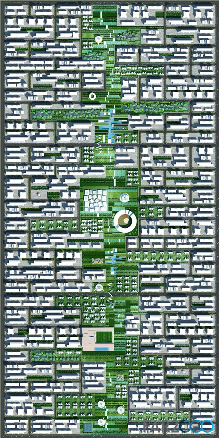 卡塔爾“河谷城”總體規劃  中國風景園林網