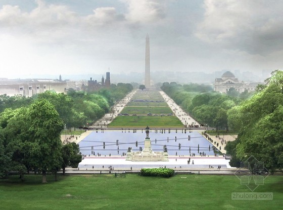 美國華盛頓國家廣場設計賽冠軍 中國風景園林網