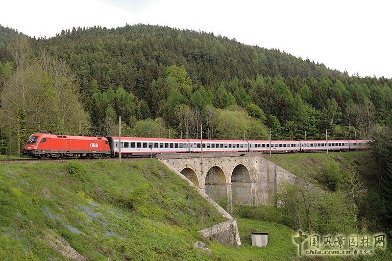 塞默靈鐵路 中國風景園林網