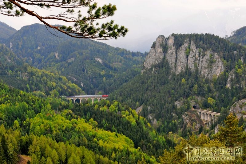 塞默靈鐵路 中國(guó)風(fēng)景園林網(wǎng)