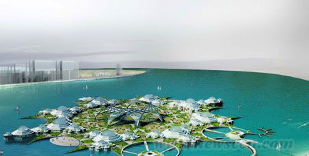 阿聯(lián)酋 水村 建筑設(shè)計 中國風(fēng)景園林網(wǎng)