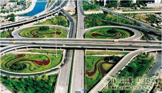 劉秀晨 綠色的云 北京 城市道路 綠化 中國(guó)風(fēng)景園林網(wǎng)