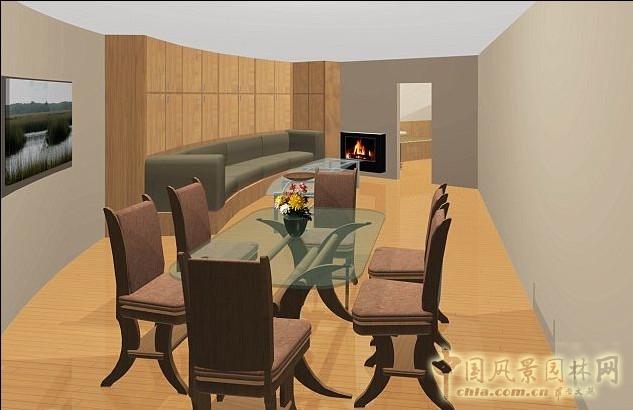 “世界末日避難所”內(nèi)的起居室