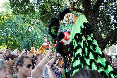 海外過年 迪拜帆船酒店 海外慶春節(jié)活動