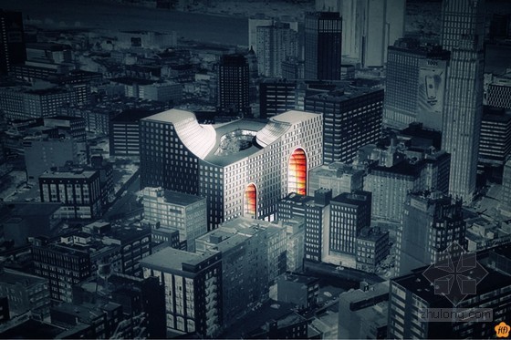 美國(guó)底特律市中心重建項(xiàng)目設(shè)計(jì)