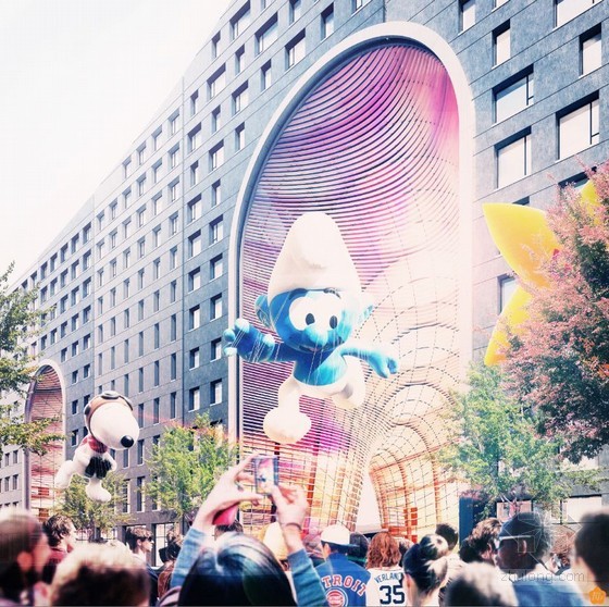 美國(guó)底特律市中心重建項(xiàng)目設(shè)計(jì)