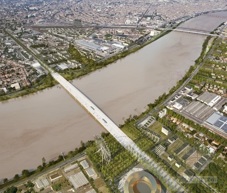 OMA設(shè)計的法國波爾多新大橋