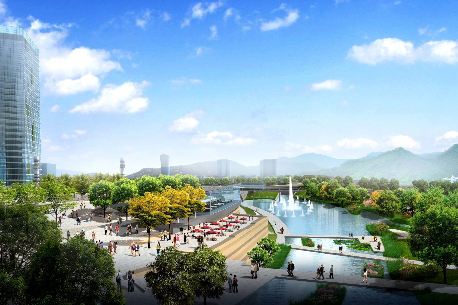 重慶涪陵李渡新區(qū)迎賓廣場(chǎng)