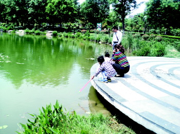 公園綠化 文明出游 景觀園林