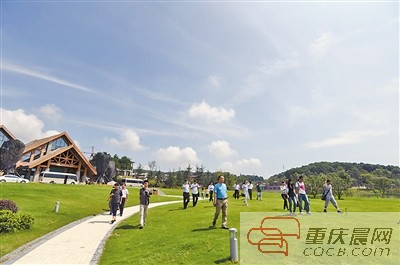 江北區鐵山坪觀景平臺。