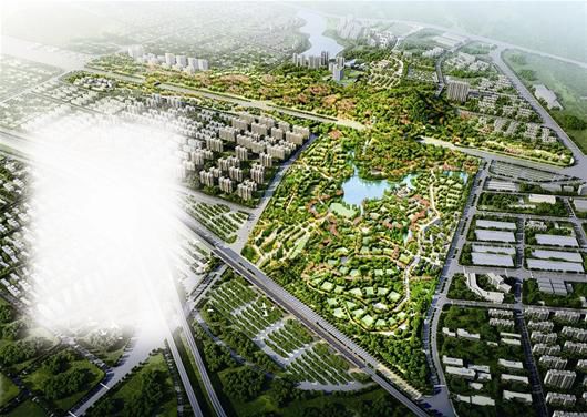 武漢園博園全景效果圖
