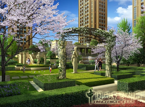 住宅景觀 安道國(guó)際 桂花星城 景觀設(shè)計(jì)