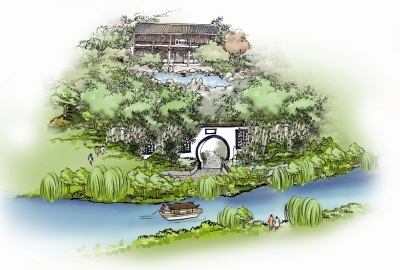 個園：揚(yáng)州鹽商園林的珍品
