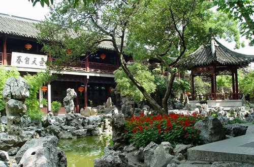 個園：揚(yáng)州鹽商園林的珍品