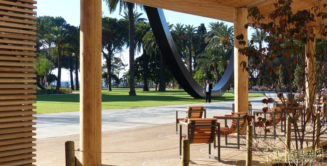 法國尼斯帕隆河濱水公園景觀設計