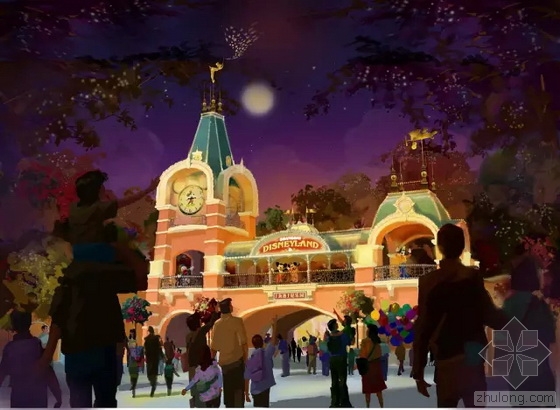 上海迪士尼樂(lè)園景觀方案效果圖