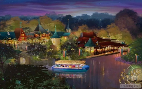 上海迪士尼樂園景觀方案效果圖