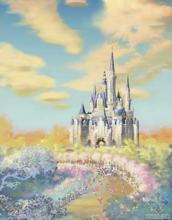 上海迪士尼樂園景觀方案效果圖