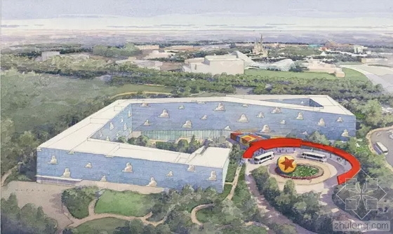 上海迪士尼樂園景觀方案效果圖