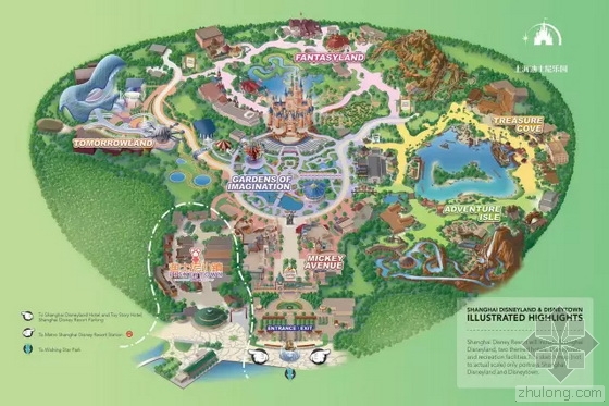 上海迪士尼樂園景觀方案效果圖