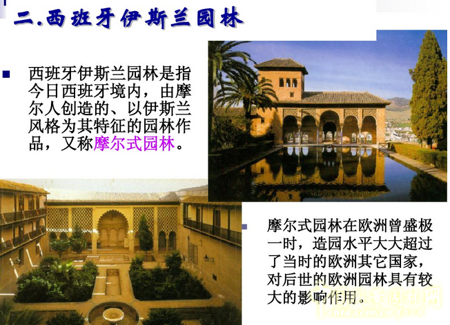 西方園林史：西班牙伊斯蘭園林