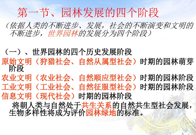 中外園林史知識(shí)梗概(上)