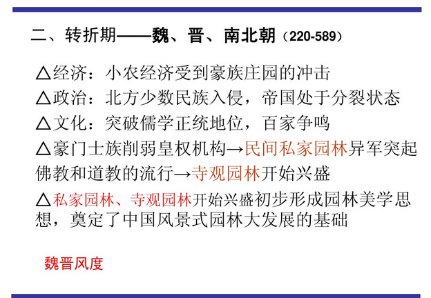 中國古典園林史的分期