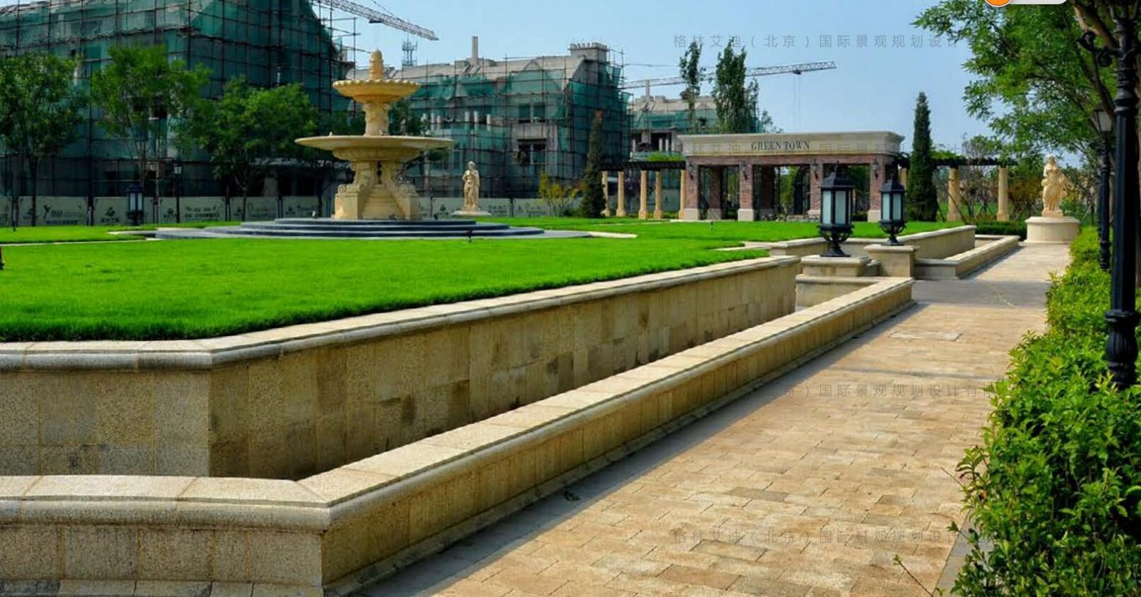 格林艾迪作品賞析:美林小鎮景觀設計