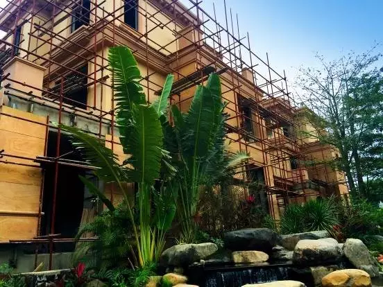 海口“香格里莊園”施工火熱進行中