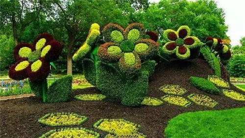 植物雕塑的城市景觀你見過嗎？