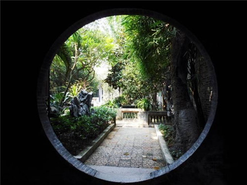 中式古典園林庭院景觀竹韻