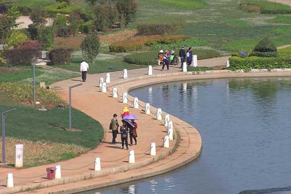 云南首個(gè)開放式海綿城市濕地公園建成