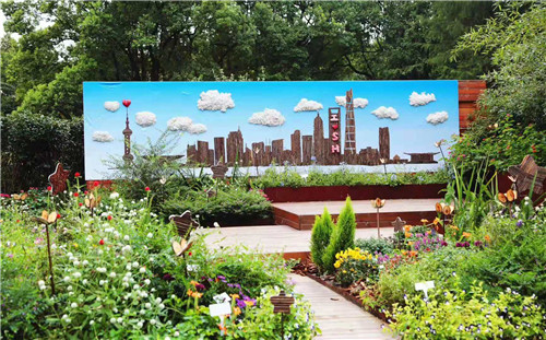 千花萬草為上海植物園化上“國慶妝”