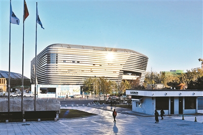 冬奧場館“冰壇”亮相