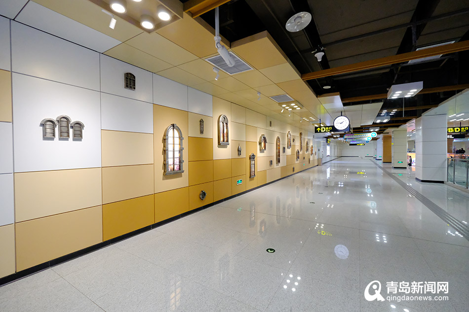 地鐵車站設計：壁畫展現老青島日常（圖）