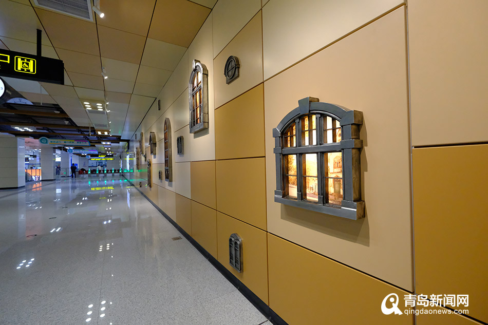 地鐵車站設計：壁畫展現老青島日常（圖）