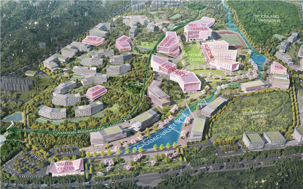 信陽(yáng)學(xué)院南灣校區(qū)校園規(guī)劃