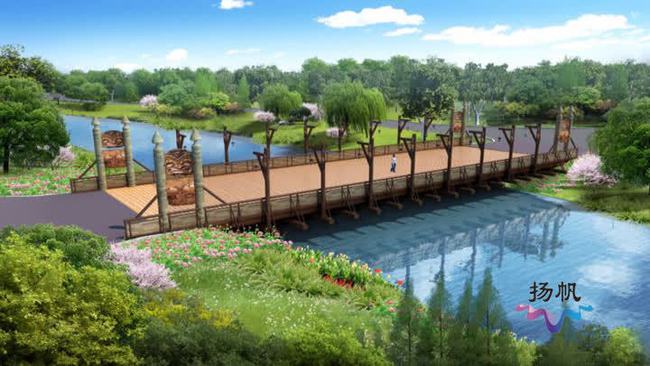 揚州世園會建設取得新進展 11座景觀橋梁主體完工