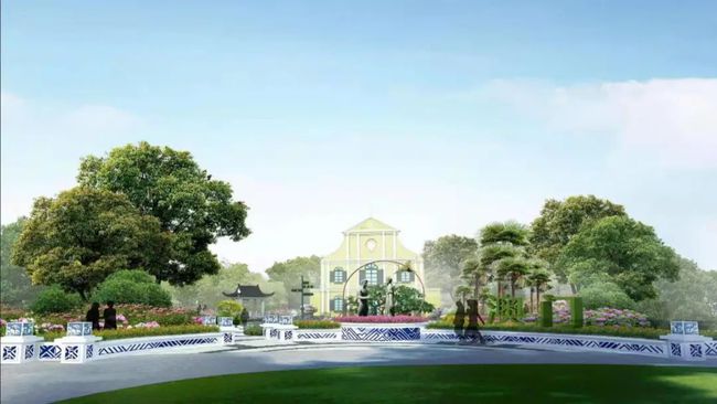 揚州世園會展園風格各異 西藏園澳門園先睹為快