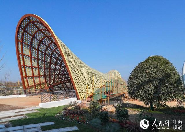 揚州世界園藝博覽會展園芳容呈現