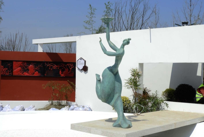 揚州世園會里有兩個“大師園”