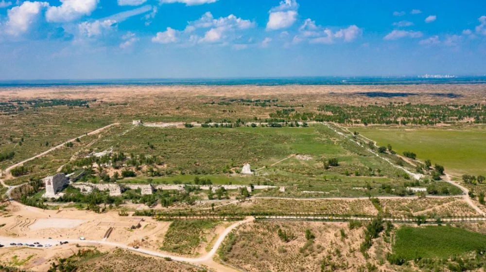 大夏國都城遺址統萬城考古遺址公園即將開園