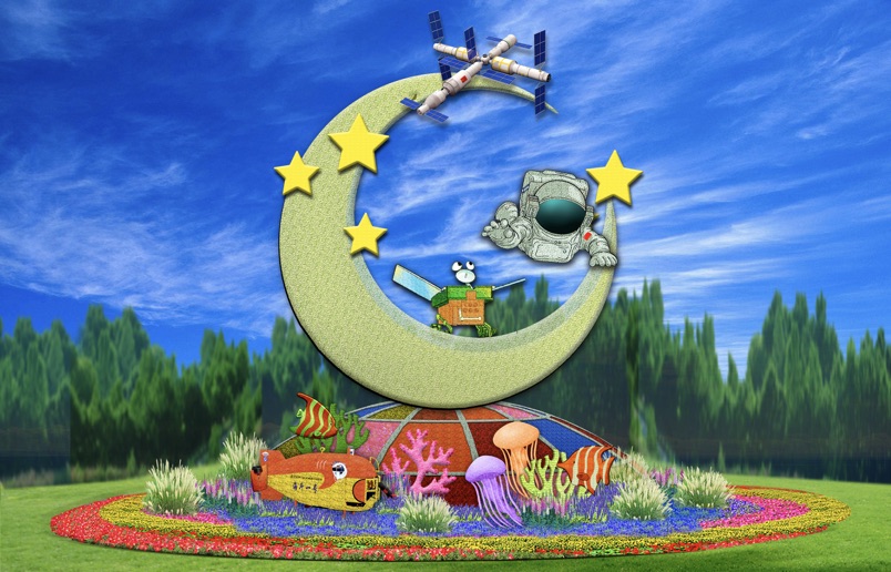 2022年天安門廣場擺花方案公布！效果圖搶先看