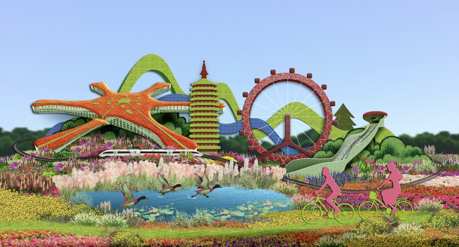 2022年天安門廣場擺花方案公布！效果圖搶先看