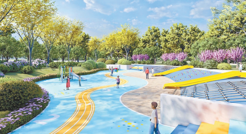 北京：通惠河畔再添500余畝新綠