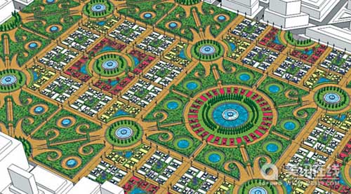 “城市花朵”戶外停車場